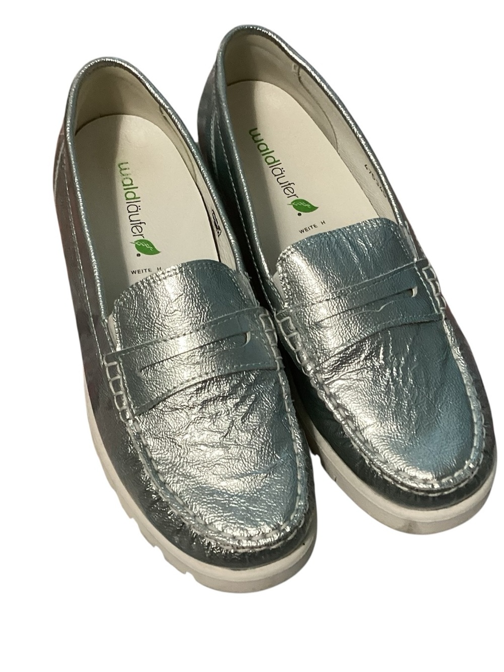 Waldlaufer Silver Penny Slipon in 7.5